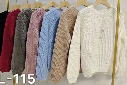 Knitted Cashmere Long Sleeve Top