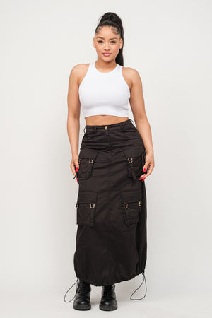 CARGO MAXI SKIRT