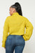 MICHELIN SWEATER TOP w/ FRONT ZIPPER