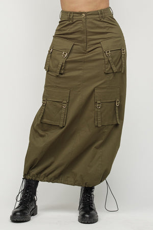 CARGO MAXI SKIRT